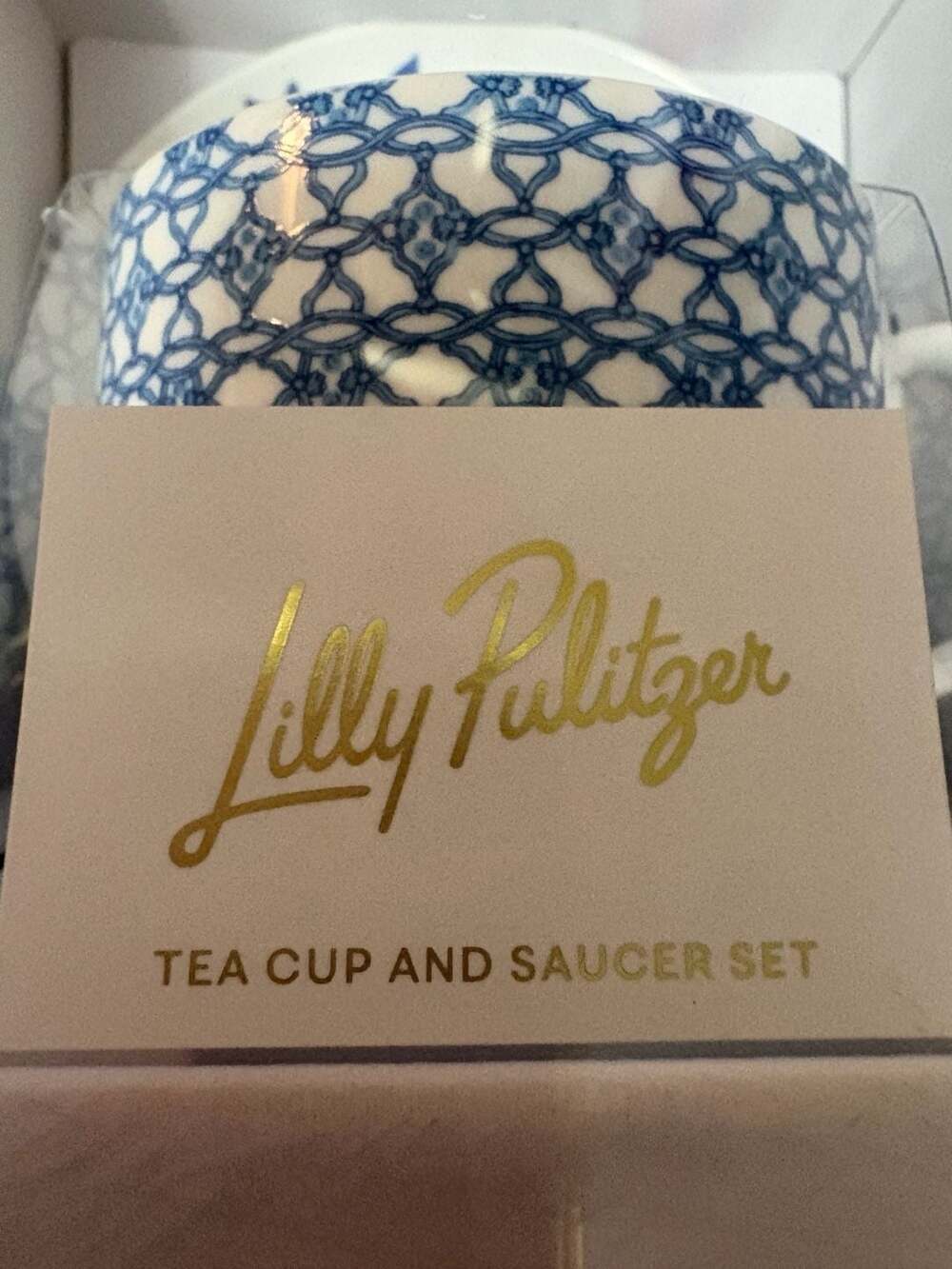 Lilly Pulitzer Tea Cup and Saucer Set - Picture 2 of 6